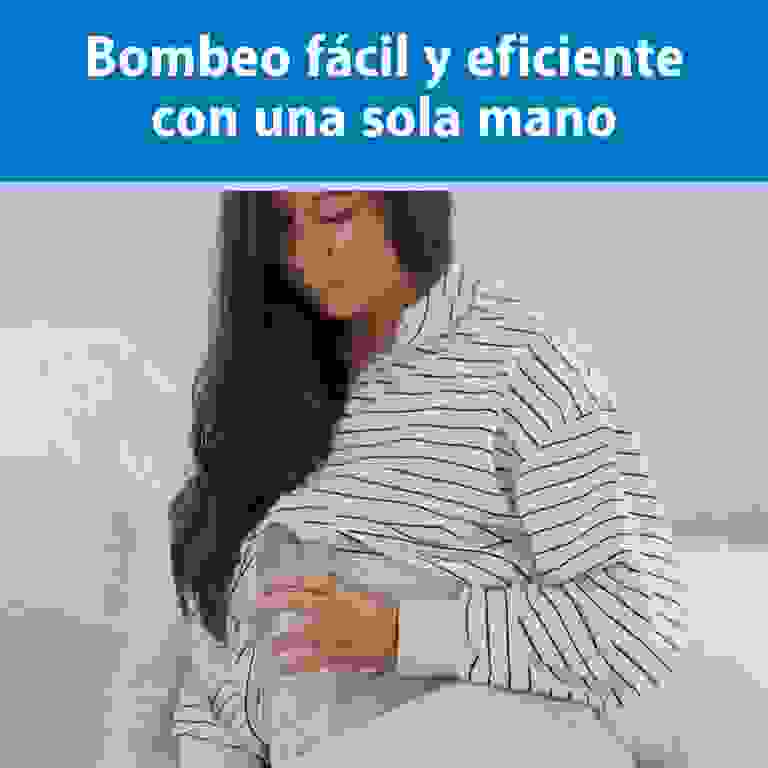 Extractor de Leche Manual, copa silicona SoftShape, c/Mam Boca Ancha 150ml Dr. Brown's