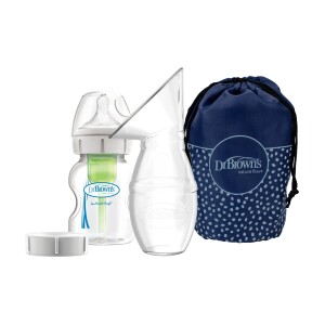 Extractor de Leche Manual incluye Mamadera Boca Ancha 150ml Dr. Brown's