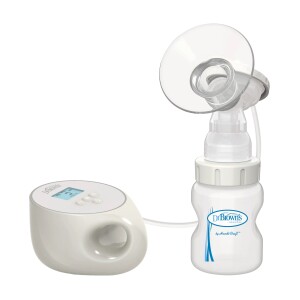 Extractor de Leche Eléctrico individual y Mamadera Boca Ancha 150ml Dr. Brown's