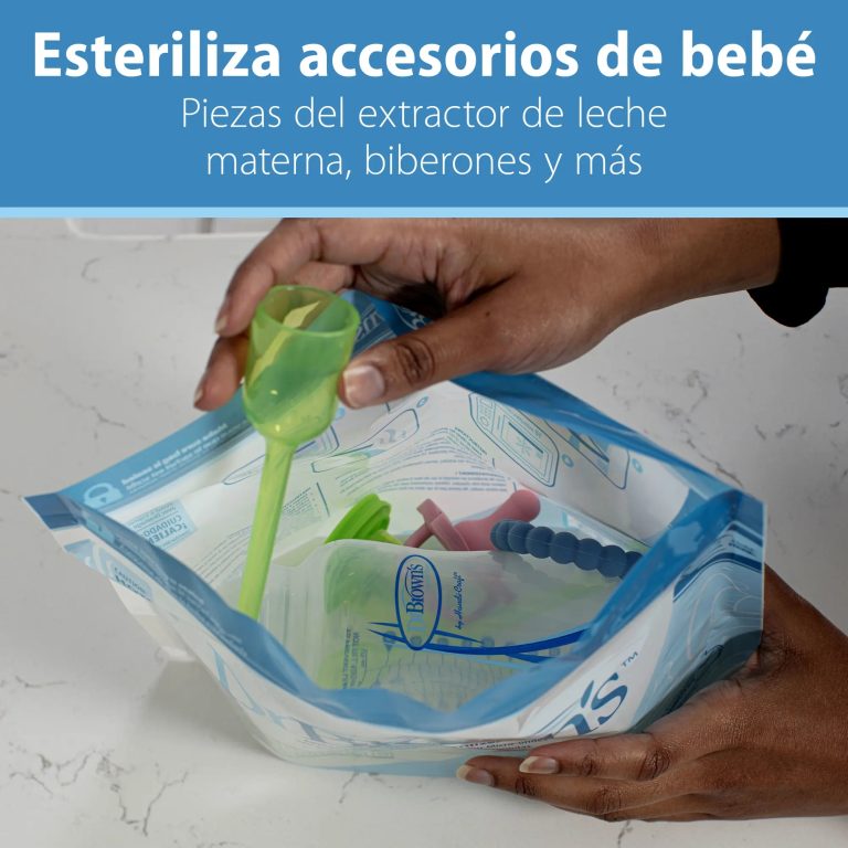 Bolsas para esterilizar microondas 5UN (uso hasta 20 veces) Dr. Brown's