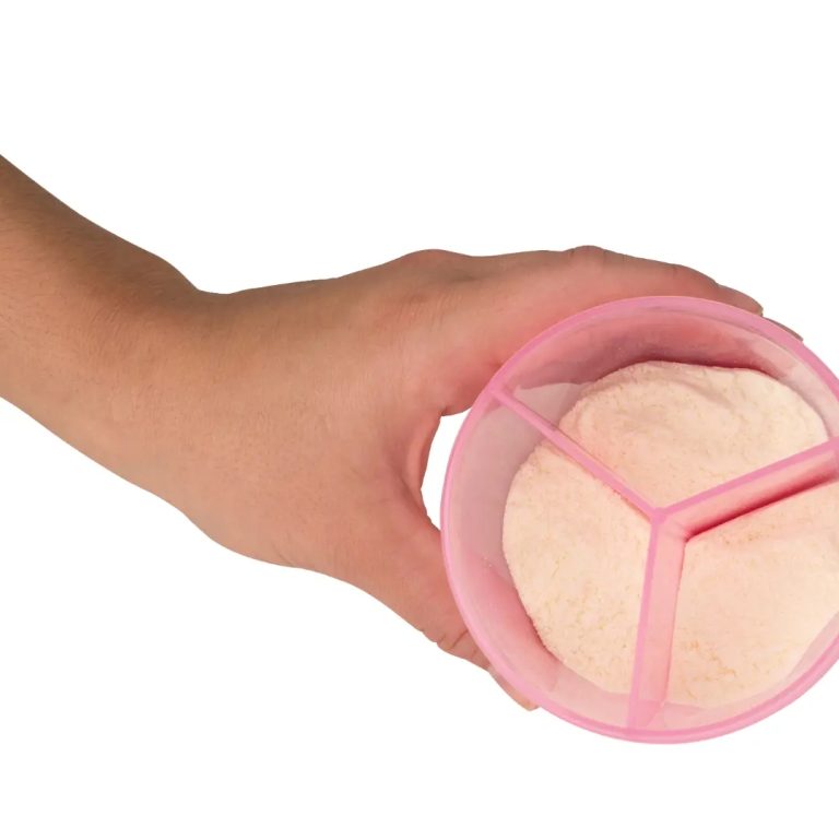 Dosificador de Leche Dr. Brown's, azul y rosado