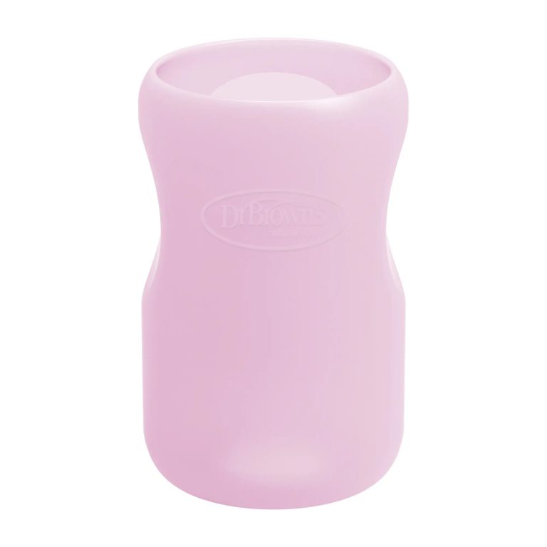 Funda Protección Mamadera Vidrio 270ml Dr. Brown's, Rosado y Azul