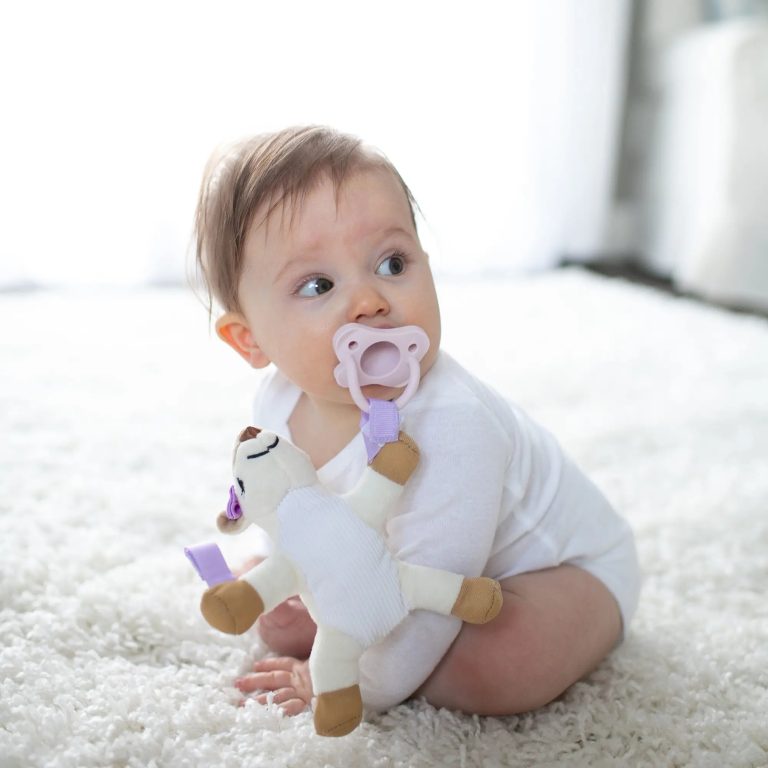 Peluche Sujeta-Chupetes Ciervo Dr. Brown's (incluye chupete 1 pieza rosado)