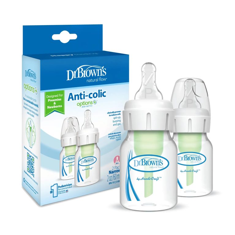 Mamadera Estándar Options+ 60ml, con tetina para prematuro Dr. Brown's