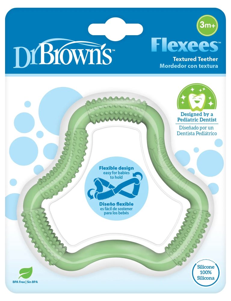 Mordedor flexible en forma de "A", Verde Dr. Brown's
