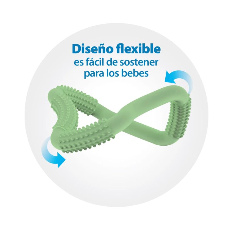 Mordedor flexible en forma de "A", Verde Dr. Brown's