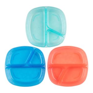 Pack 3 Platos divididos 4M+ Dr. Brown's