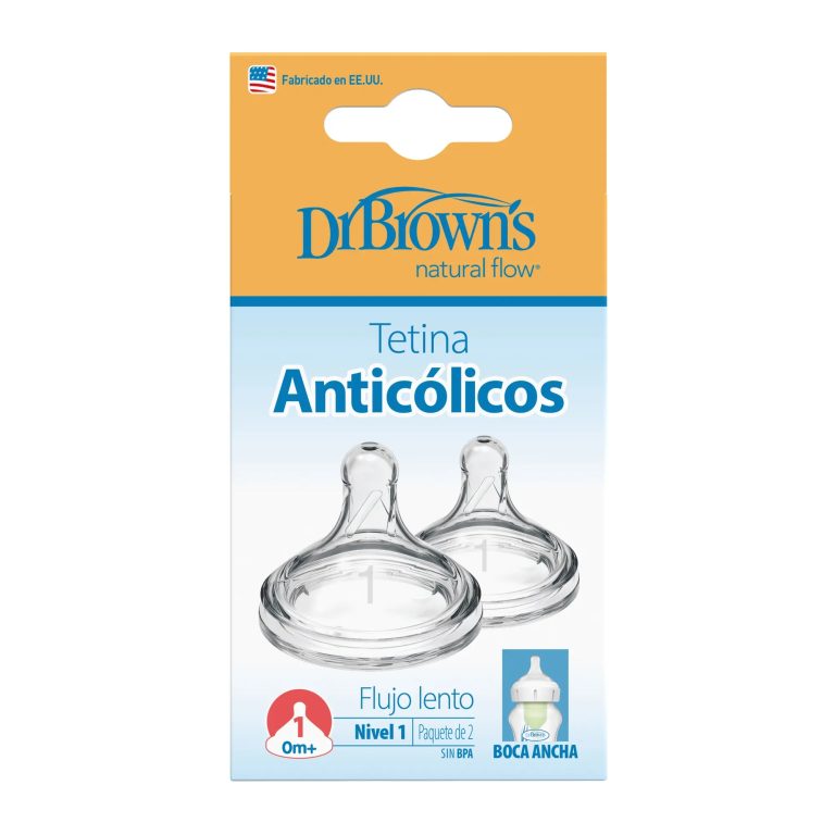 Tetina Boca Ancha Options+ 0M+ 2UN (Recién Nacido) Dr. Brown's