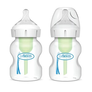 Pack 2 Mamaderas Boca Ancha Options+ 150ml Dr. Brown’s
