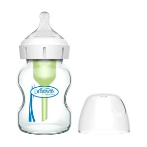 Mamadera Boca Ancha Options+ Vidrio 150ml Dr. Brown's