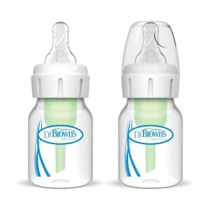 Pack 2 Mamaderas Estándar Options+ 60ml con tetina para prematuro Dr. Brown’s