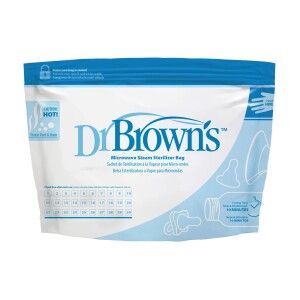 Bolsas para esterilizar microondas 5UN (uso hasta 20 veces) Dr. Brown's