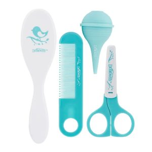 Baby Care Kit (Cepillo, Peineta, Aspirador Nasal y tijeras para uñas) Dr. Brown's