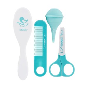 Baby Care Kit (Cepillo, Peineta, Aspirador Nasal y tijeras para uñas) Dr. Brown's