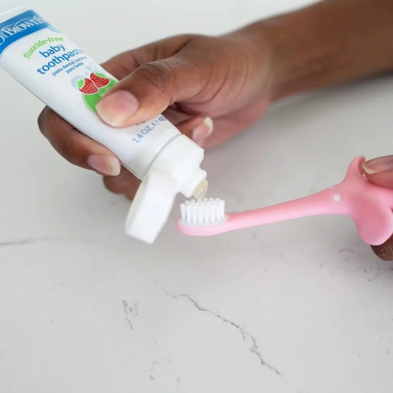 Cepillo de Dientes para Bebés y Niños Pequeños 0-3 años Elefante rosado Dr.Brown's