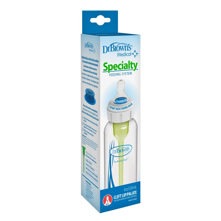 Mamadera Alimentación Especial 250ml (labio leporino, palar hendido, etc.) Dr. Brown's