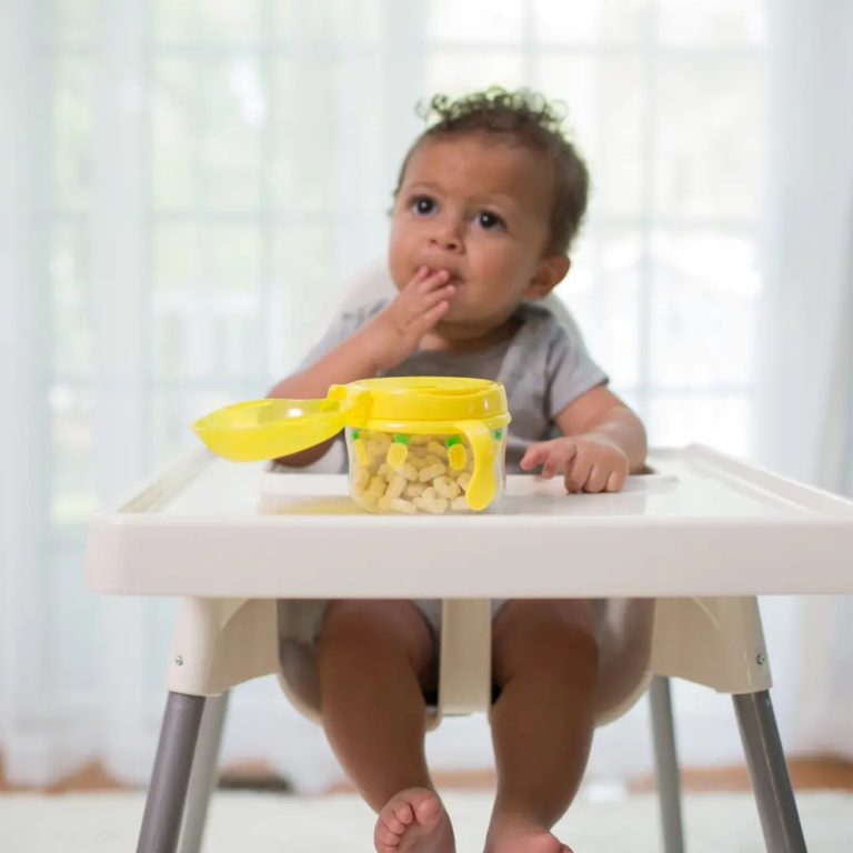 Taza para snack 9M+ Dr. Brown's, Amarillo y Rojo