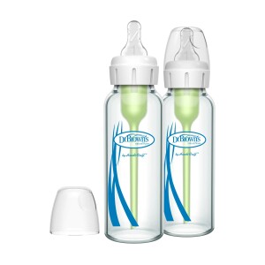 Pack 2 Mamaderas Estándar Options+ Vidrio 250ml Dr. Brown's