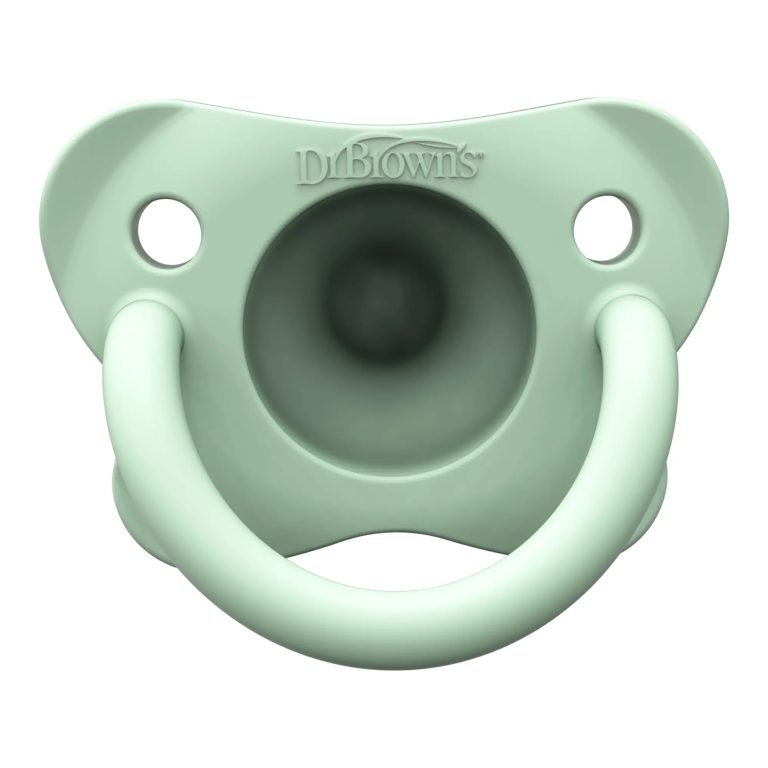 Chupete una sola pieza 2UN 0-6M Dr. Brown's , Azu y Verde - Happy Paci