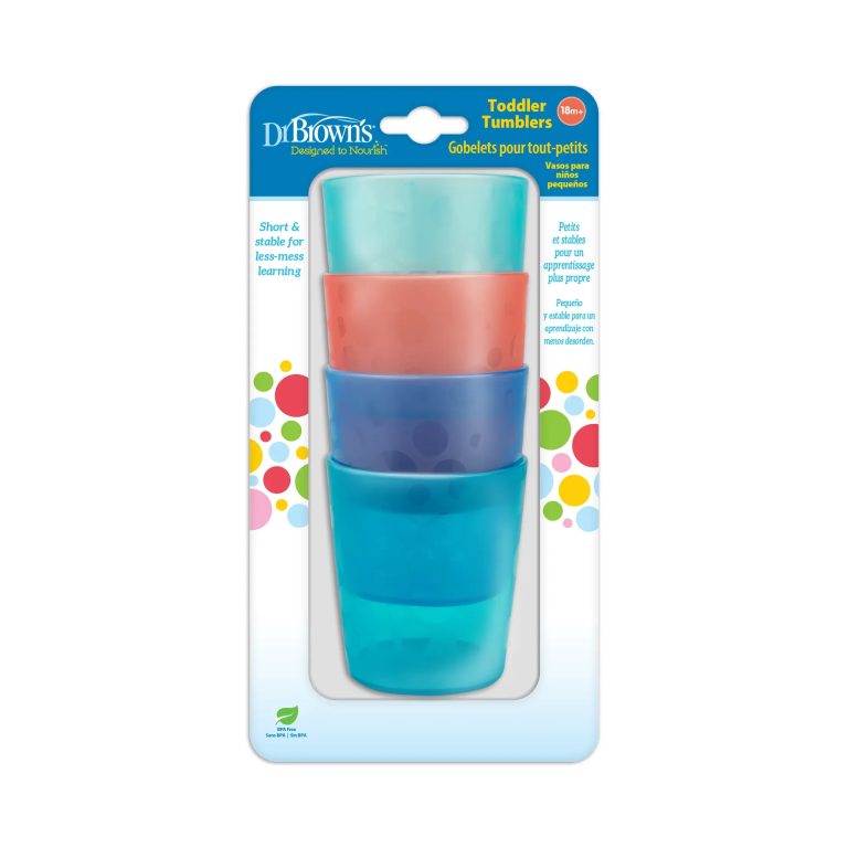 Pack 4 Vasos para niños pequeños 18M+ Dr. Brown's