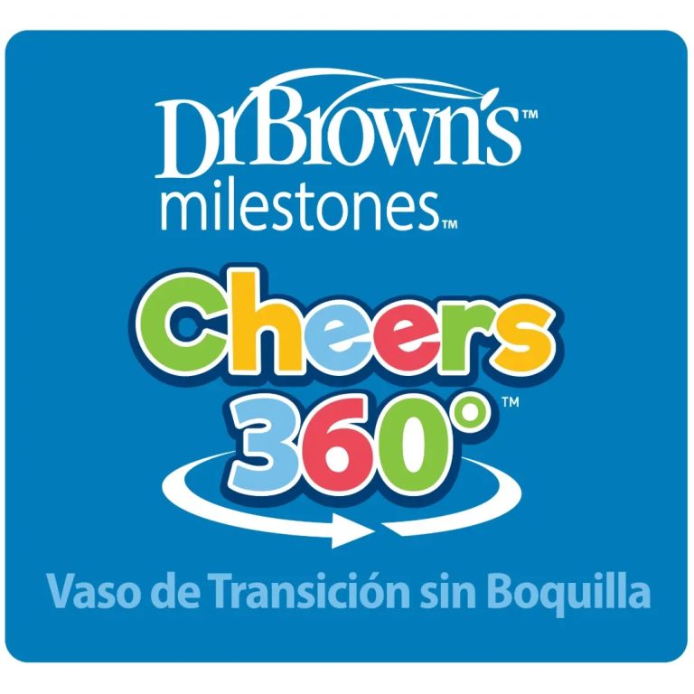 Vaso 360° sin asas 300ml 9M+ Dr. Brown's, Azul, Rosado y Verde
