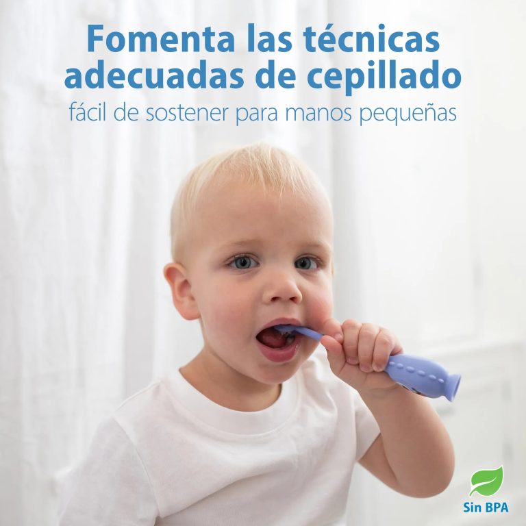 Cepillo de Dientes Bebés y Niños Pequeños 1-4 años, Monster, Morado Dr. Brown's