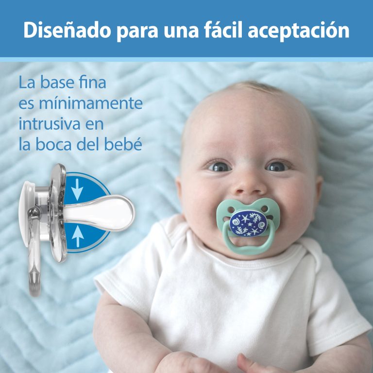 Chupete Advantage Noche, Océano Azul 0-6M, 2UN  Dr. Brown's