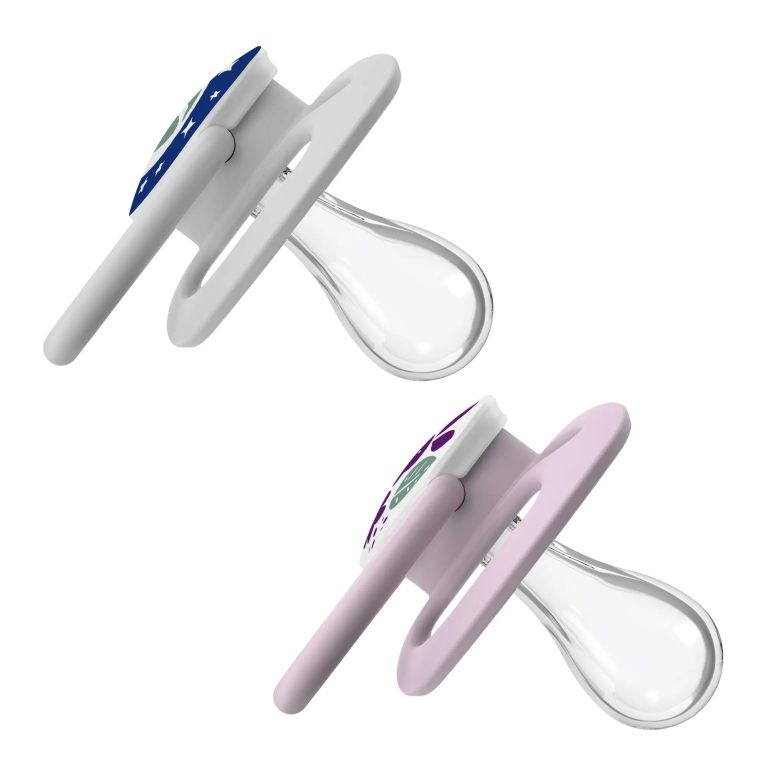 Chupete Advantage Noche, Naturaleza Púrpura 6-18M, 2UN  Dr. Brown's