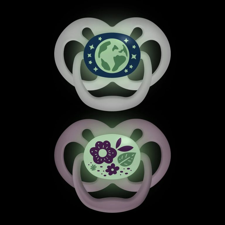 Chupete Advantage Noche, Naturaleza Púrpura 6-18M, 2UN  Dr. Brown's