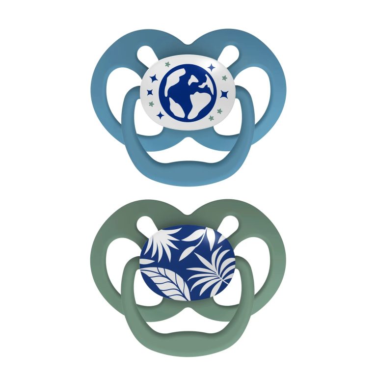 Chupete Advantage Noche, Naturaleza Azul 6-18, 2UN  Dr. Brown's