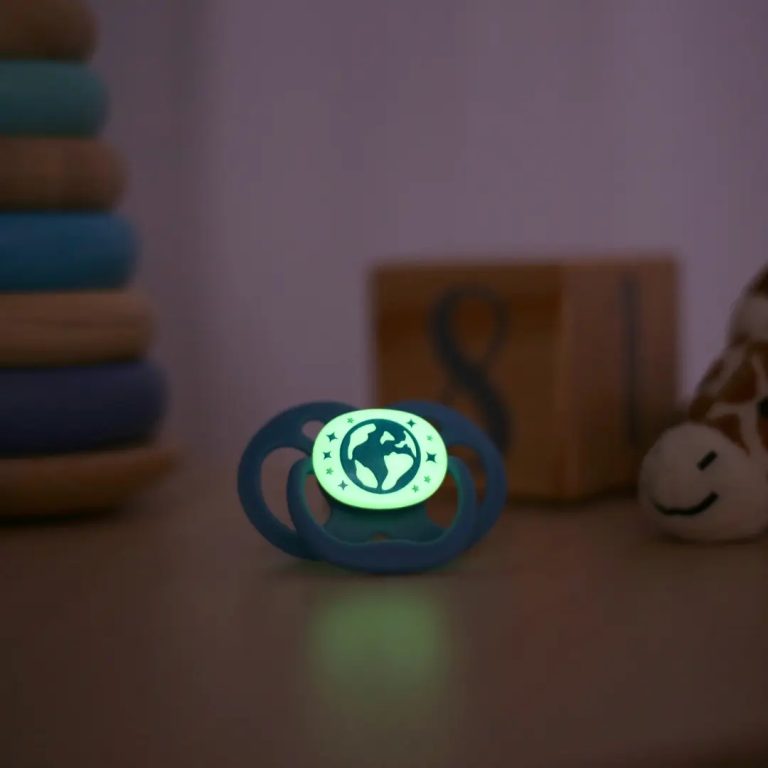 Chupete Advantage Noche, Naturaleza Azul 6-18, 2UN  Dr. Brown's