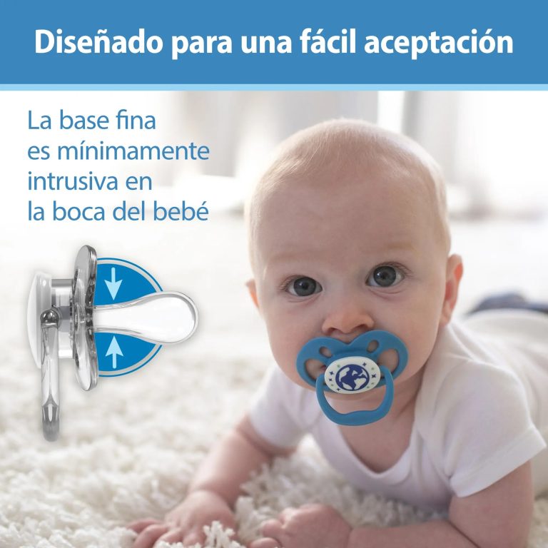 Chupete Advantage Noche, Naturaleza Azul 6-18, 2UN  Dr. Brown's