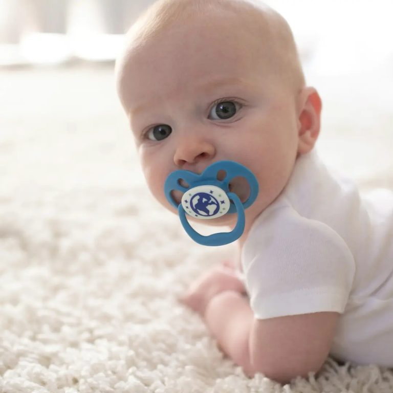 Chupete Advantage Noche, Naturaleza Azul 6-18, 2UN  Dr. Brown's