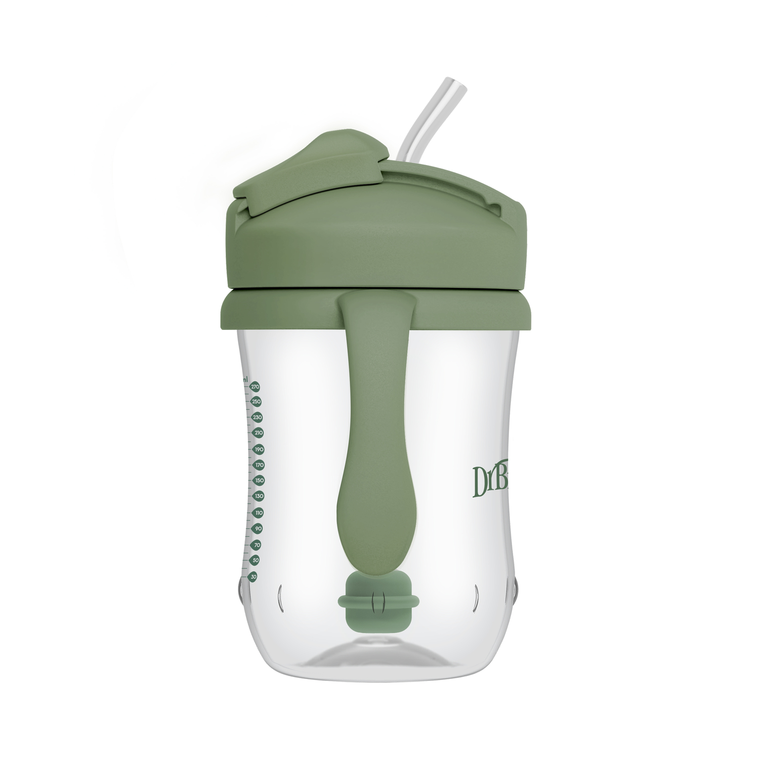 1er Vaso con asas y pajita 270ml 6M+ Dr. Brown's (Colores Modernos) - Imagen 9