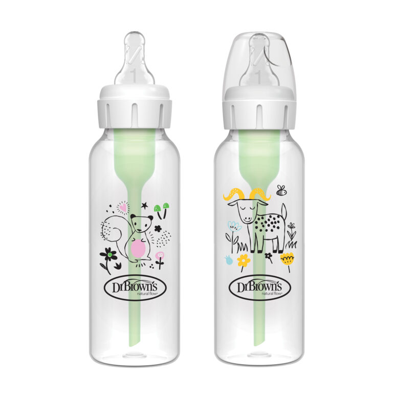 Pack 2 Mamaderas Estándar 250ml, Ardilla/Chivo