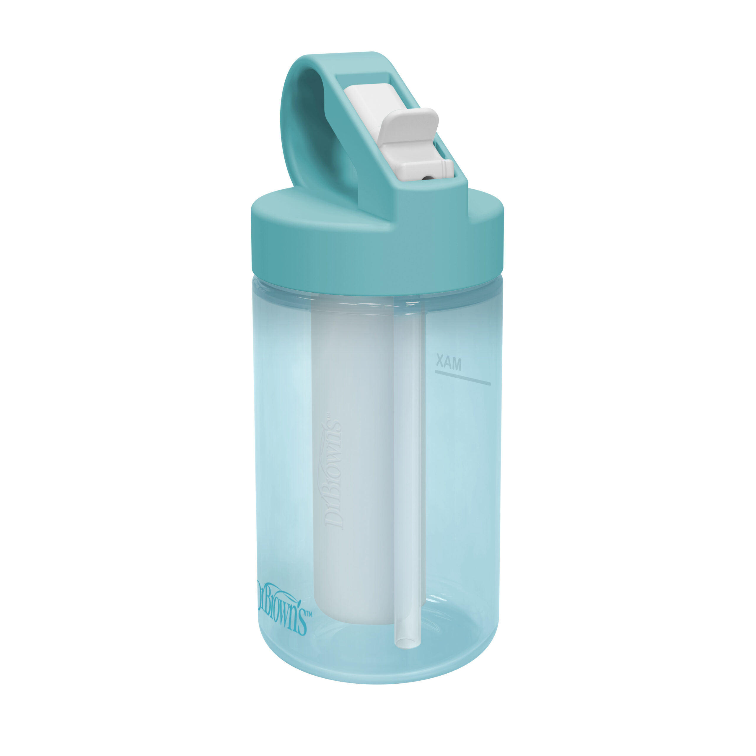Vaso Deportivo con barra para congelar 335 ml Dr Brown´s Azul y Rosado - Imagen 3